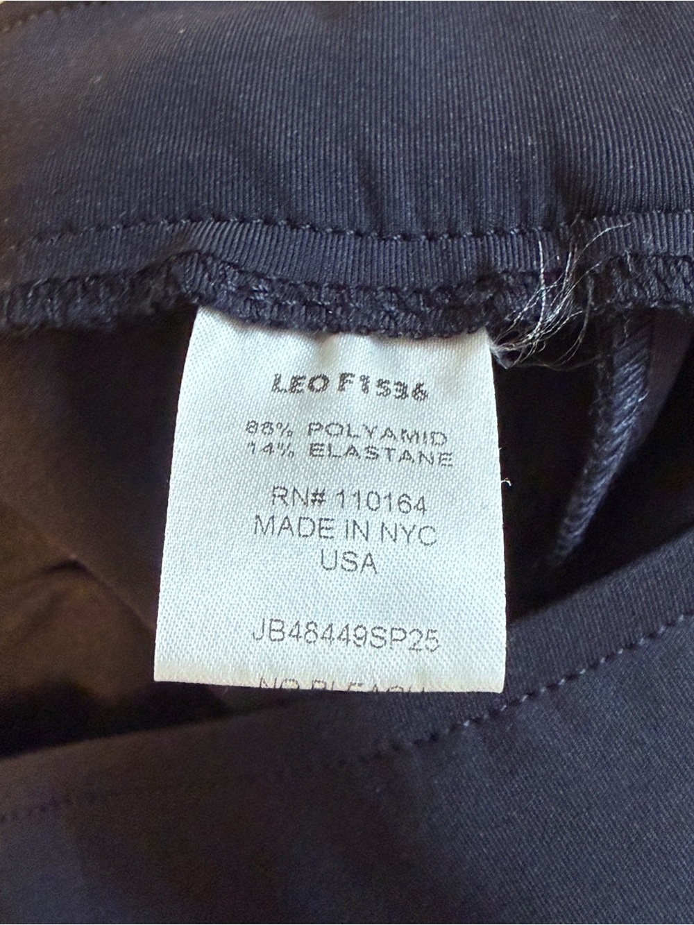 Leo Freedom Navy Bootcut Pants with 4 Way Stretch - Picture 2 of 8